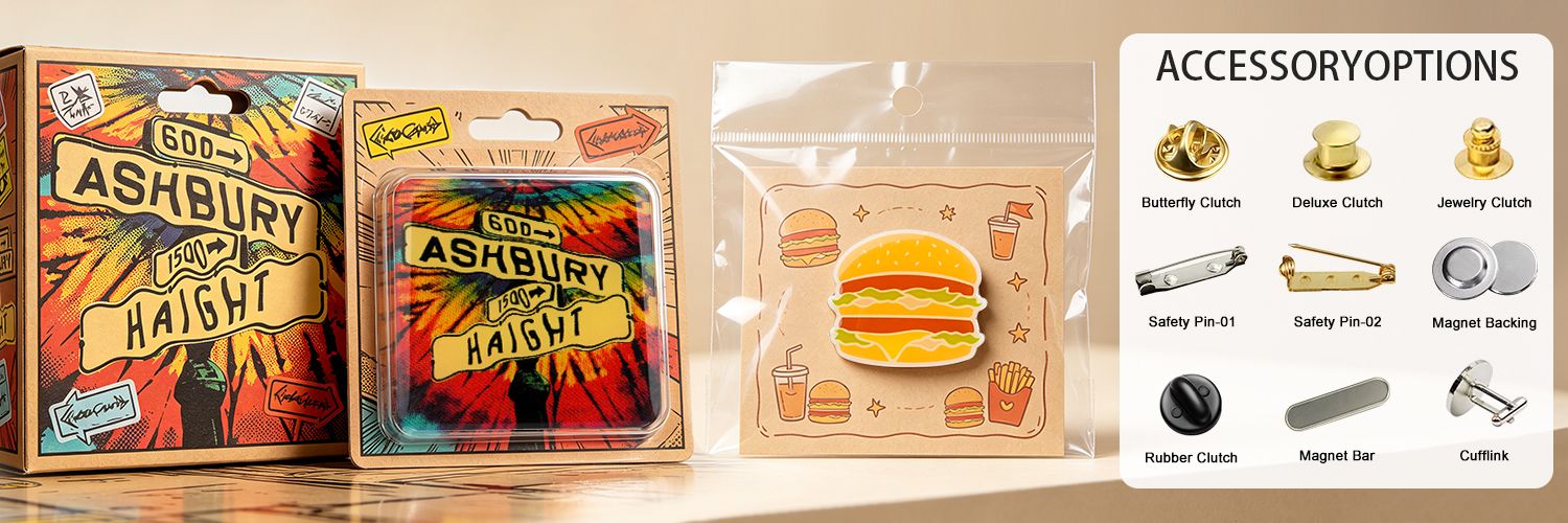 Custom Full-Color Printed Pins
